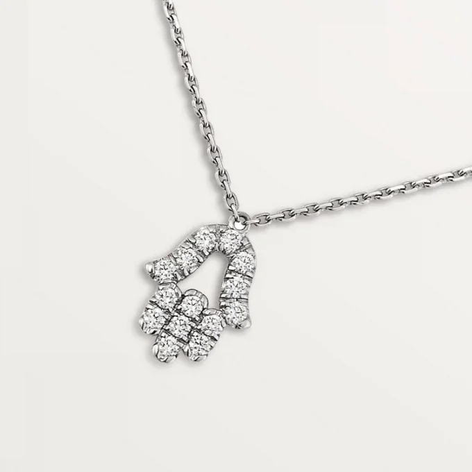 Colar Symbol – Ouro Branco, Diamante – Cartier