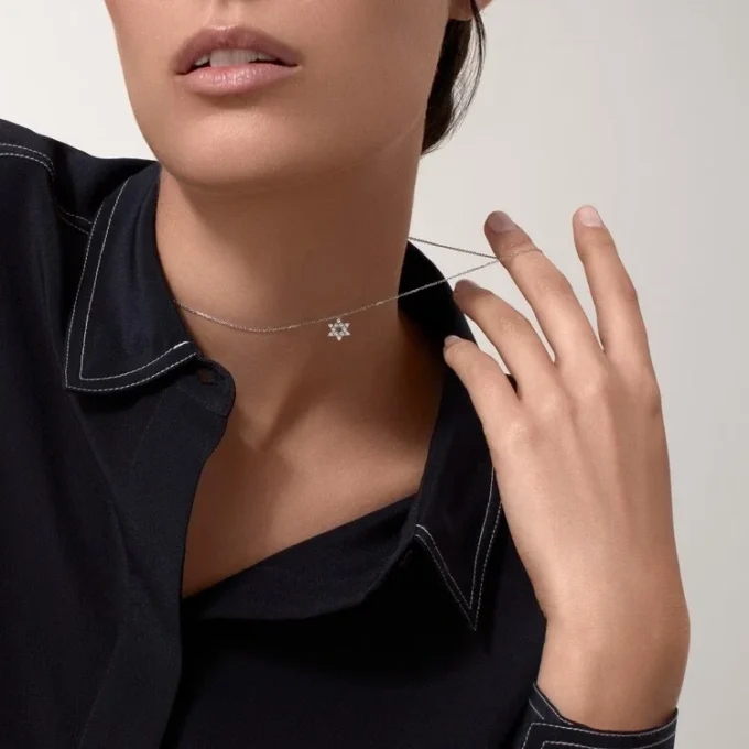 Colar Symbol – Ouro Branco, Diamantes – Cartier