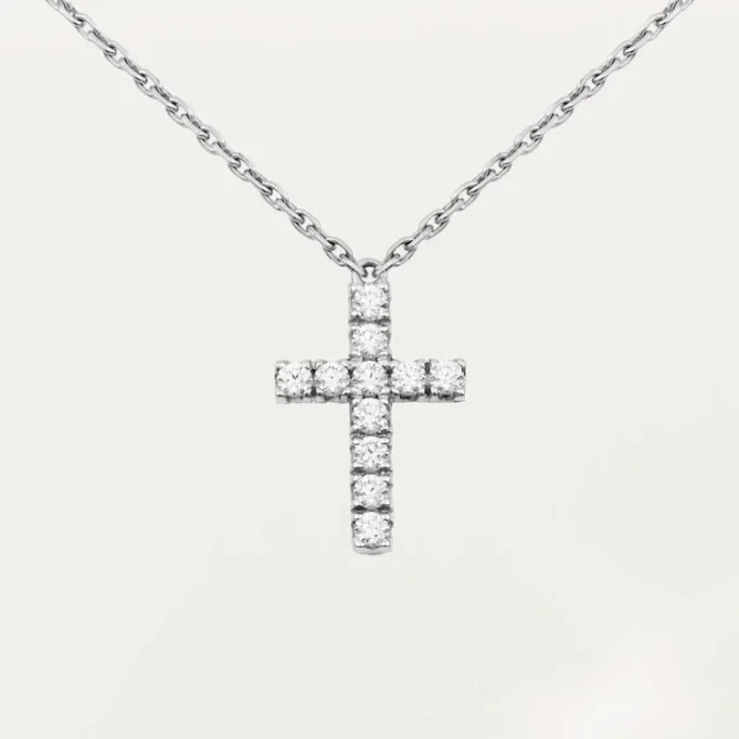Colar Symbols – Ouro branco, diamantes – Cartier