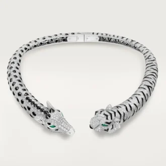 Colar Torque Indomptables De Cartier, pavé