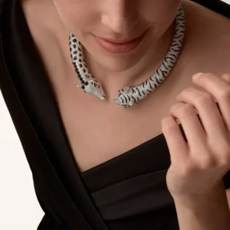 Colar Torque Indomptables De Cartier, pavé