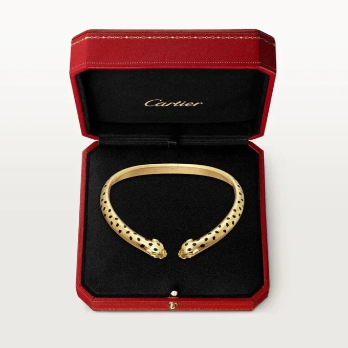 Colar Torque Panthere De Cartier, articulado