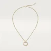 Colar Trinity com corrente de diamantes em ouro tricolor | Cartier Us