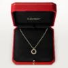 Colar Trinity com corrente de diamantes em ouro tricolor | Cartier Us