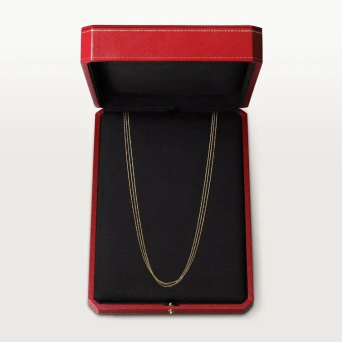 Colar Trinity – Ouro Branco, Ouro Amarelo, Ouro Rosa – Cartier