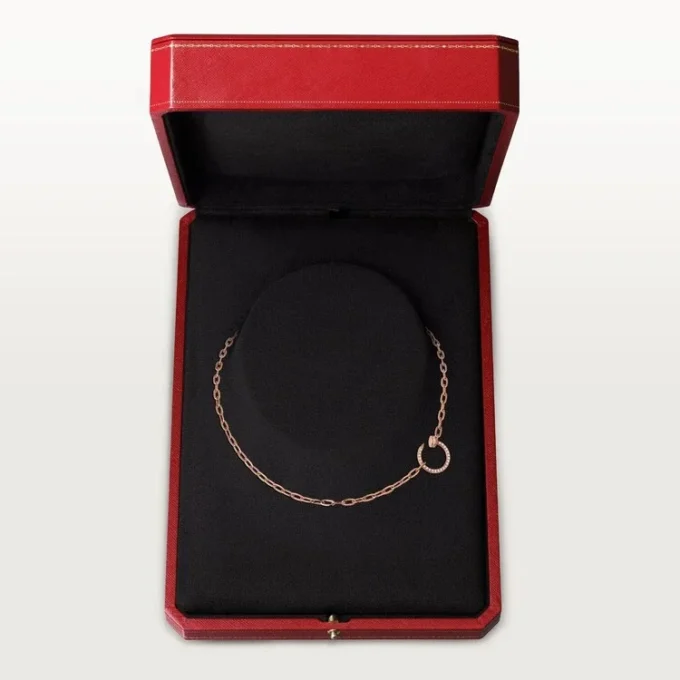 Juste Un Clou – Colar com corrente de diamantes em ouro rosa | Cartier EUA