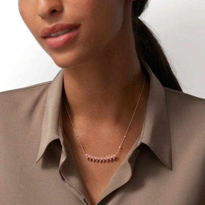 Pingente Clash De Cartier, Calcedônia Rosa