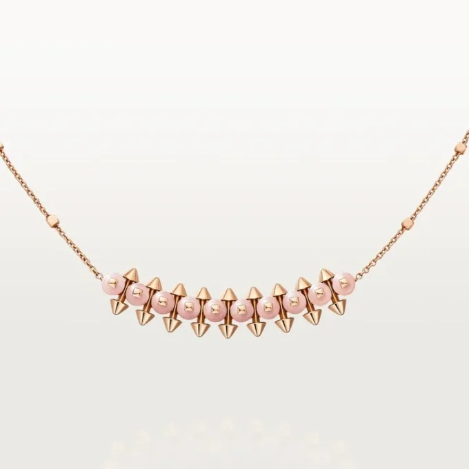 Pingente Clash De Cartier, Calcedônia Rosa