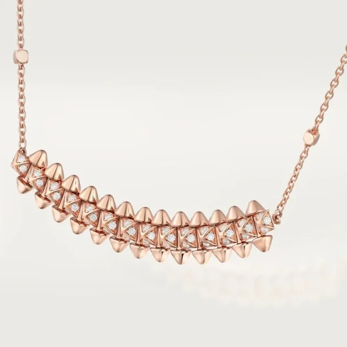 Pingente Clash De Cartier, modelo pequeno, pavé