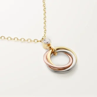Pingente Trinity, 1 diamante