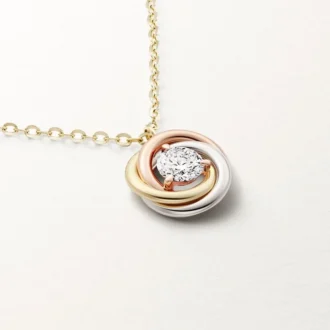 Pingente Trinity, 1 diamante