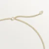 Colar Trinity com corrente de diamantes em ouro tricolor | Cartier Us
