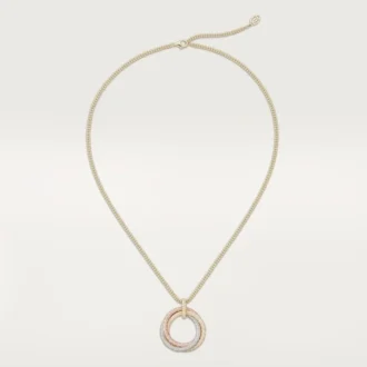 Pingente Trinity, modelo grande, pavé