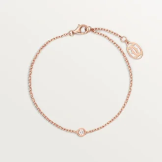 Pulseira Cartier D’amour, diamantes, modelo mini