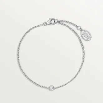 Pulseira Cartier D’amour, diamantes, modelo mini