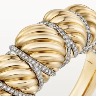 Pulseira Cartier Libre Tressage, Diamantes