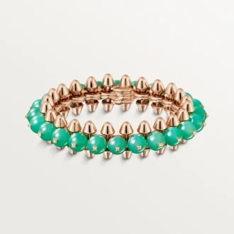 Pulseira Clash De Cartier, Crisoprase, Modelo Extragrande