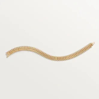Pulseira Clash De Cartier, flexível, de duas fileiras