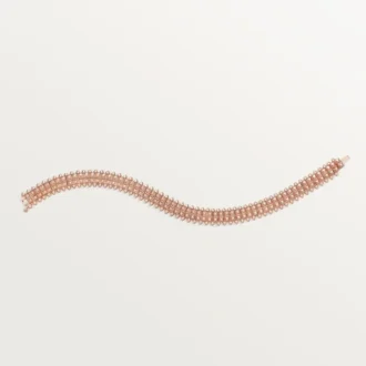 Pulseira Clash De Cartier, flexível, de duas fileiras