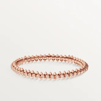 Pulseira Clash De Cartier, modelo médio, diamantes