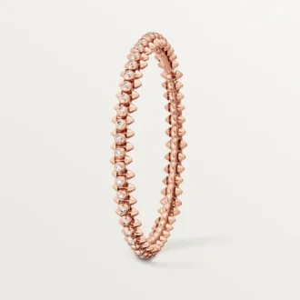 Pulseira Clash De Cartier, modelo médio, diamantes