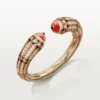 Pulseira Geometrie & Contrastes, Coral, Pavé