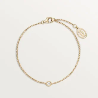 Pulseira Diamants Légers, SM – Ouro amarelo, diamante – Cartier