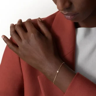 Pulseira Diamants Légers, SM – Ouro amarelo, diamante – Cartier