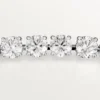 Pulseira Lignes Essentielles, diamantes em corte brilhante