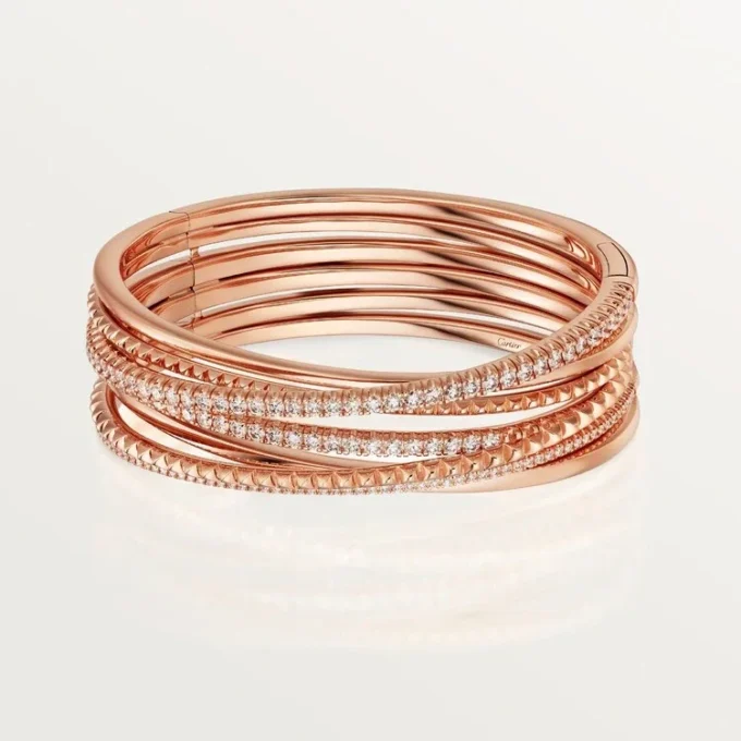 Pulseira Etincelle De Cartier, semi-pavimentada