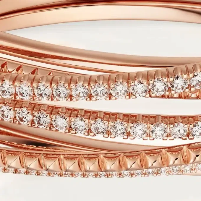 Pulseira Etincelle De Cartier, semi-pavimentada