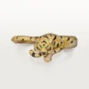 Pulseira Faune Et Flore De Cartier, diamantes amarelos, laranja e castanhos, pavé