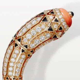Pulseira Geometrie & Contrastes, Coral, Pavé