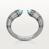 Pulseira Geometrie & Contrastes, turquesa, pavé