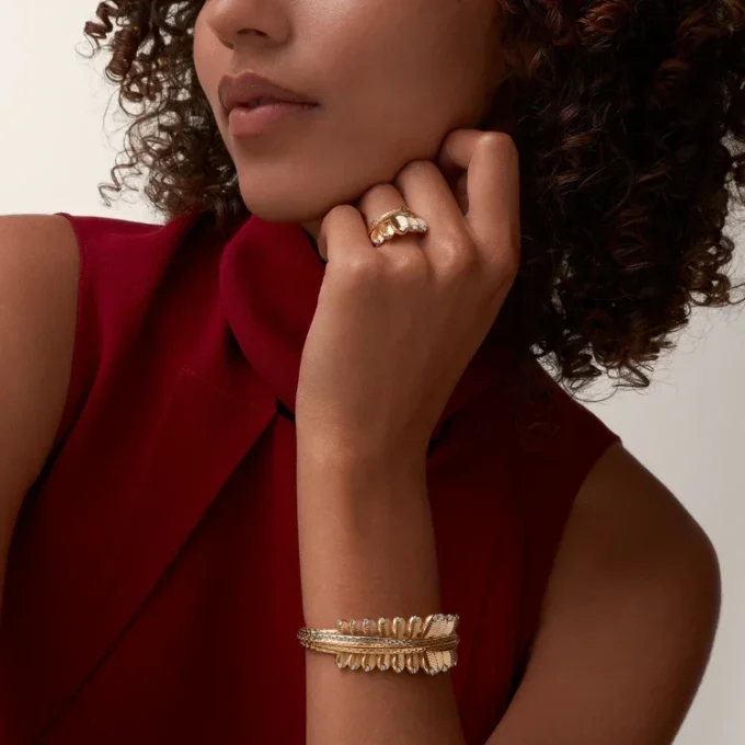 Pulseira Grain De Café, Diamantes