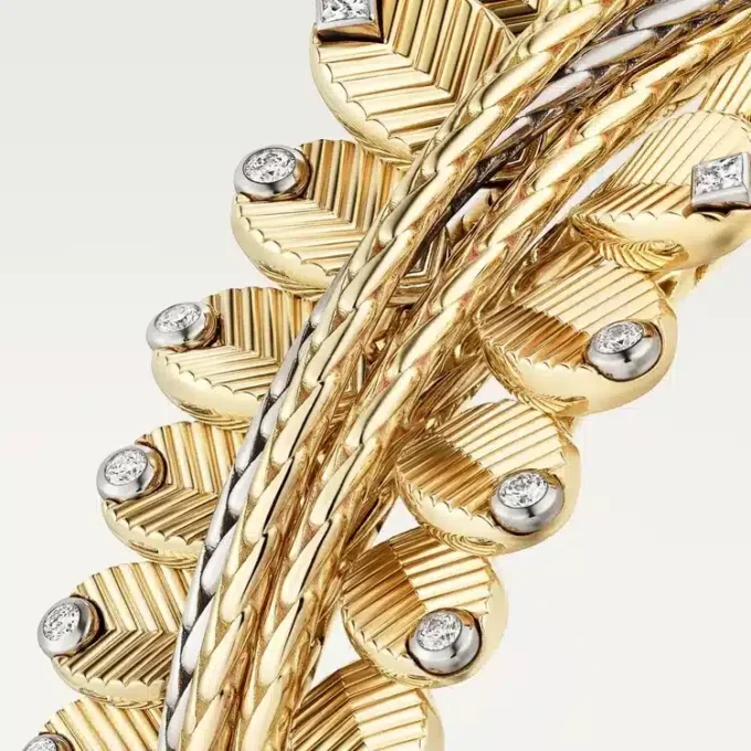 Pulseira Grain De Café, Diamantes