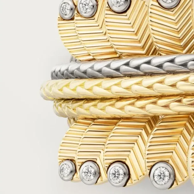 Pulseira Grain De Café, Diamantes
