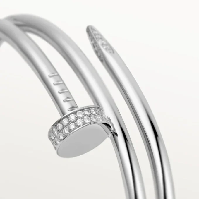 Pulseira Juste Un Clou, Dupla, Diamantes