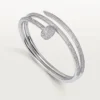 Pulseira Juste Un Clou, Dupla, Meio Pavé