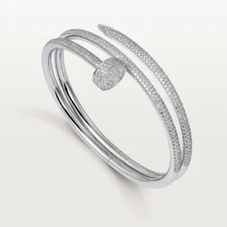 Pulseira Juste Un Clou, Dupla, Meio Pavé