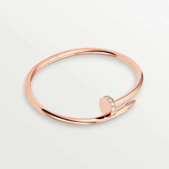 Pulseira Juste Un Clou, Modelo Clássico, Diamantes