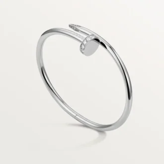 Pulseira Juste Un Clou, Modelo Clássico, Diamantes