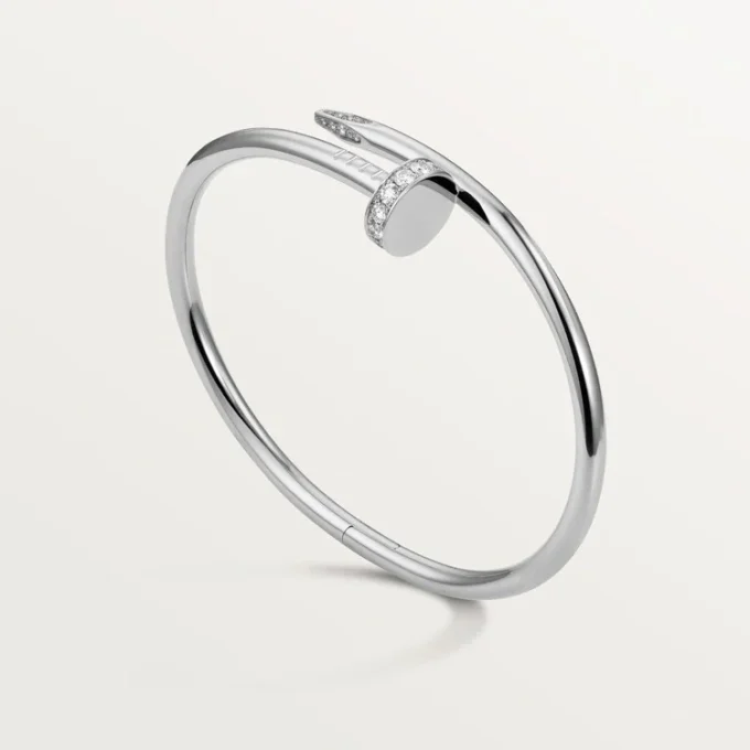 Pulseira Juste Un Clou, Modelo Clássico, Diamantes
