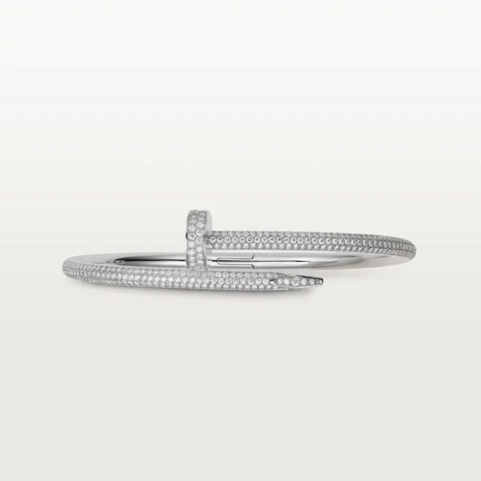Pulseira Juste Un Clou, Modelo Clássico, Diamantes