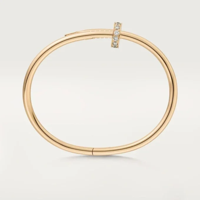 Pulseira Juste Un Clou, Modelo Clássico, Diamantes