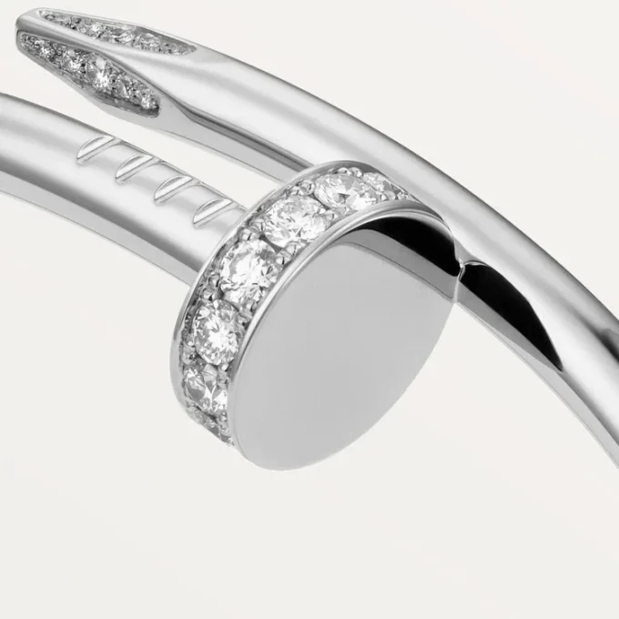 Pulseira Juste Un Clou, Modelo Clássico, Diamantes