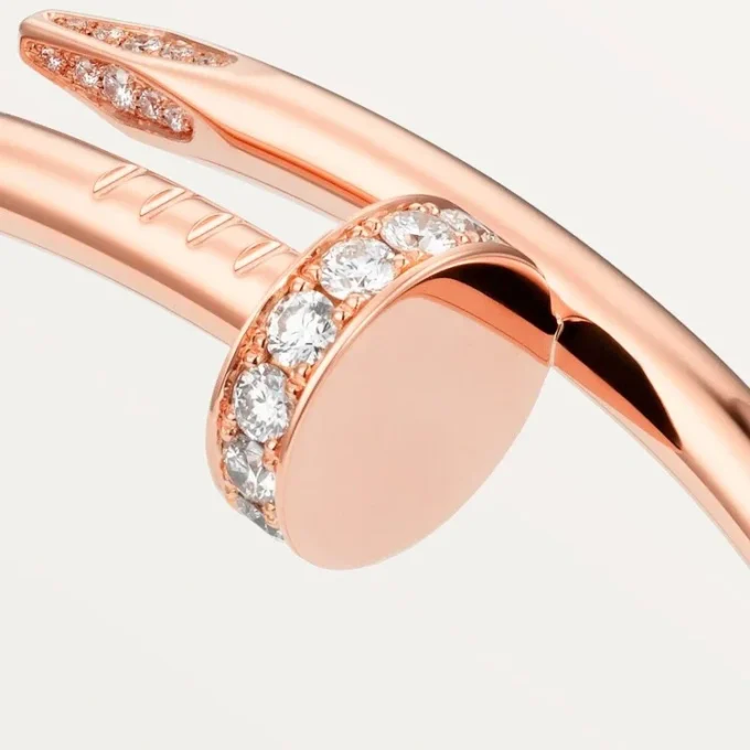 Pulseira Juste Un Clou, Modelo Clássico, Diamantes