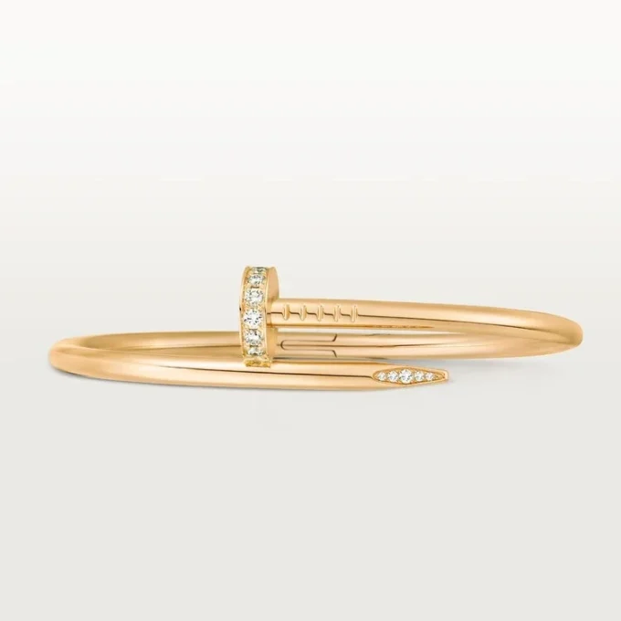 Pulseira Juste Un Clou, Modelo Clássico, Diamantes