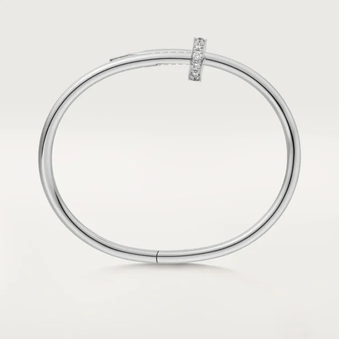 Pulseira Juste Un Clou, Modelo Clássico, Diamantes