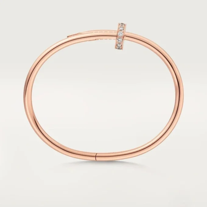 Pulseira Juste Un Clou, Modelo Clássico, Diamantes